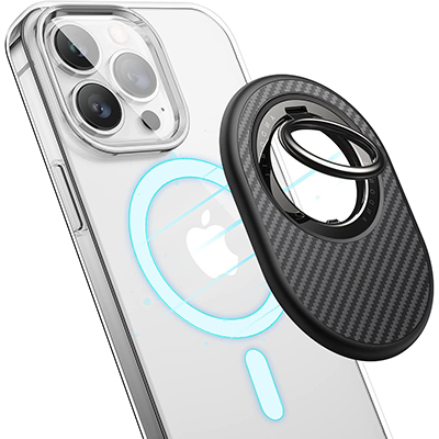 【2023年進化&超强磁力】 Andobil スマホリング マグネット バンカーリング 薄型 強力 【両面マグネット・Magsafe対応】 360度回転式 角度調整可能 取り外し スマホ リング マグネット式 携帯リング 磁石 マグセーフ 落下防止 スマホスタンド機能 携帯 携帯電話 リングホルダー iPhone 14 13 12 Pro Max mini Plus アンドロイド に対応